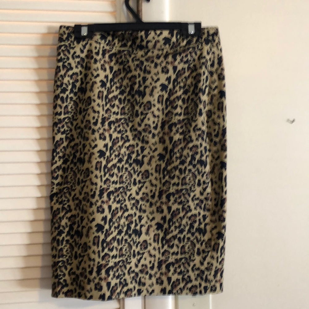 Animal print skirt